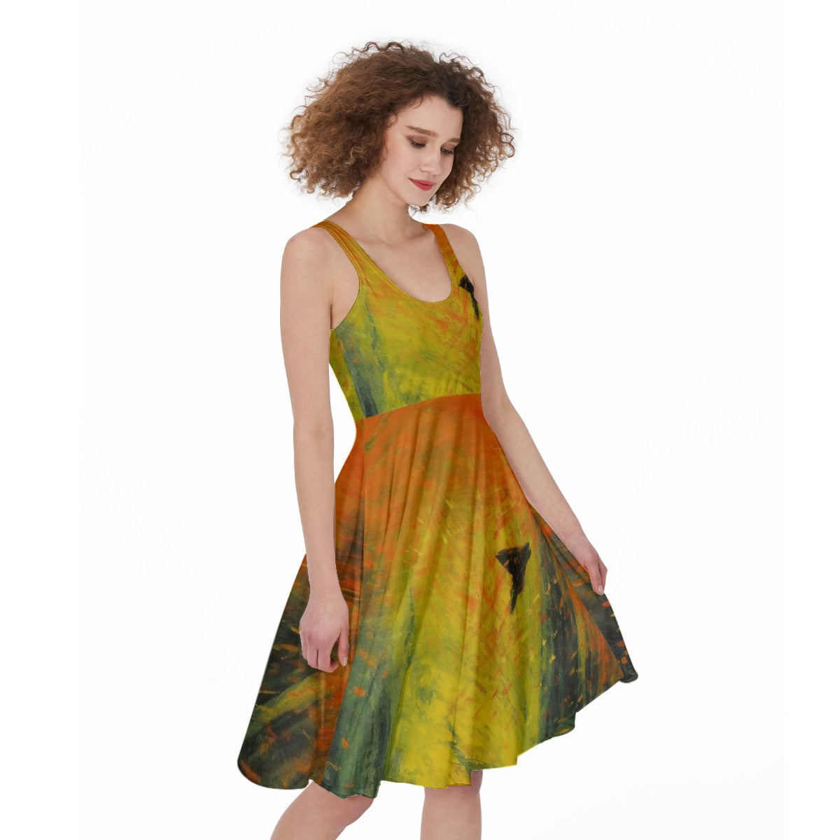 All-Over Print Women's Sleeveless Dress