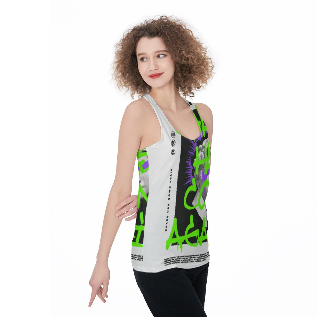 All-Over Print Women's Racerback Tank Top