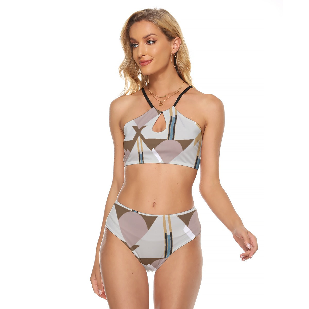 All-Over Print Women's Cami Keyhole One-piece Swimsuit