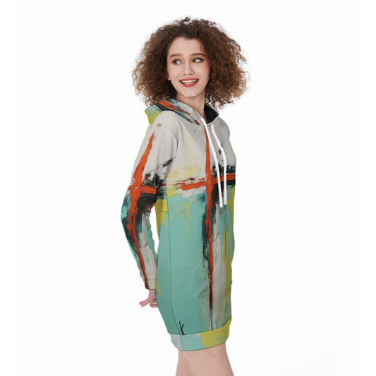 All-Over Print Women's Long Hoodie