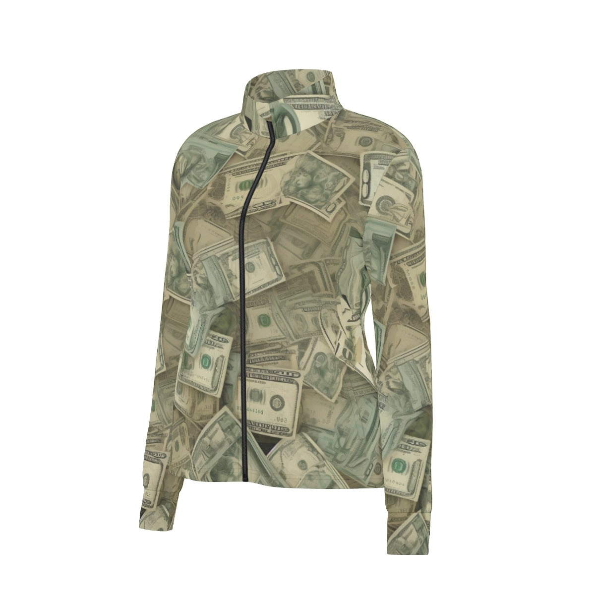 All-Over Print Women's Long Sleeve Thumbhole Jacket
