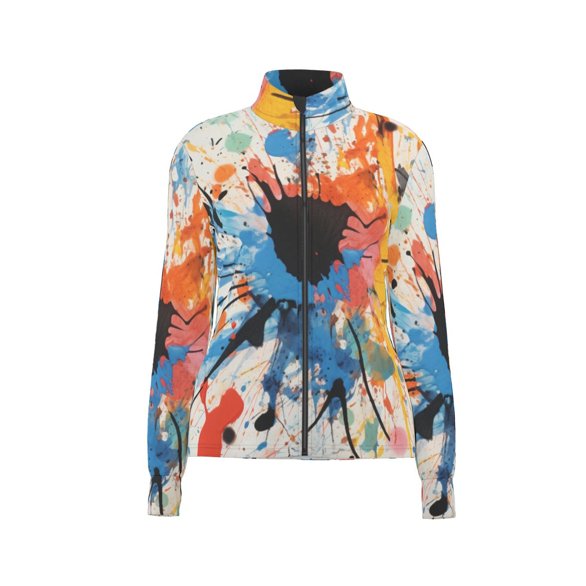 All-Over Print Women's Long Sleeve Thumbhole Jacket