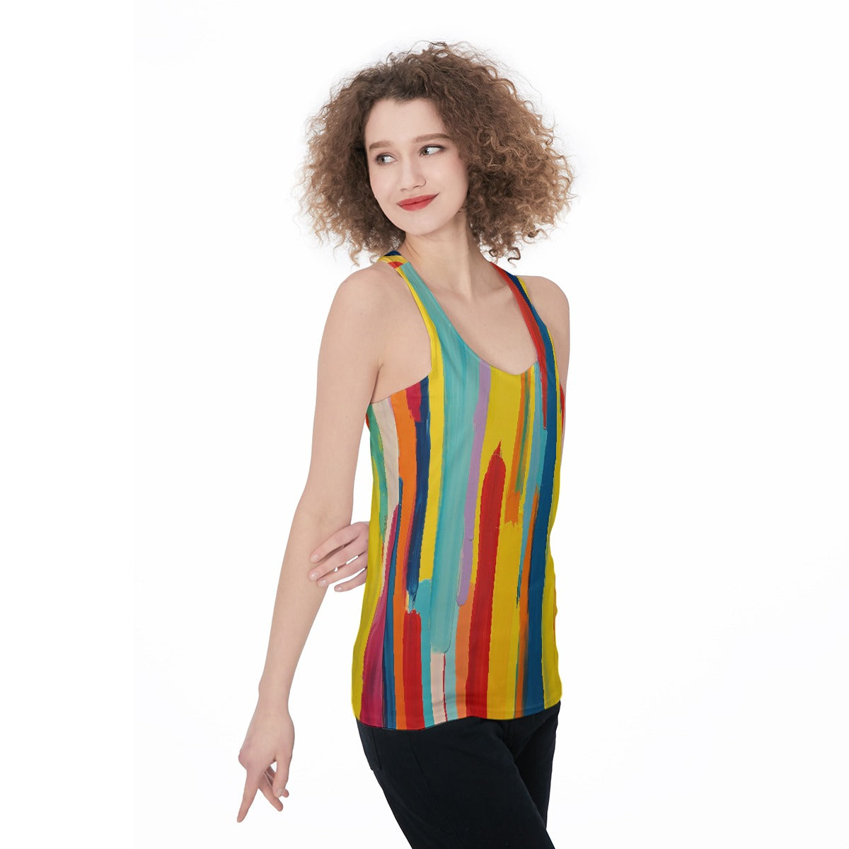 All-Over Print Women's Racerback Tank Top
