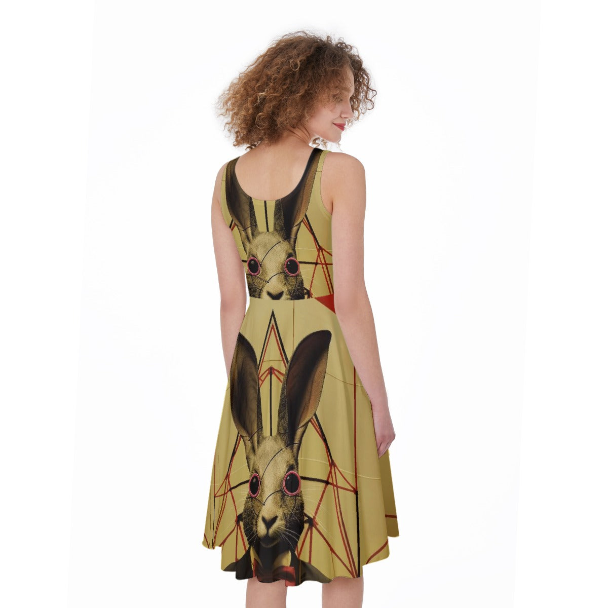 All-Over Print Women's Sleeveless Dress