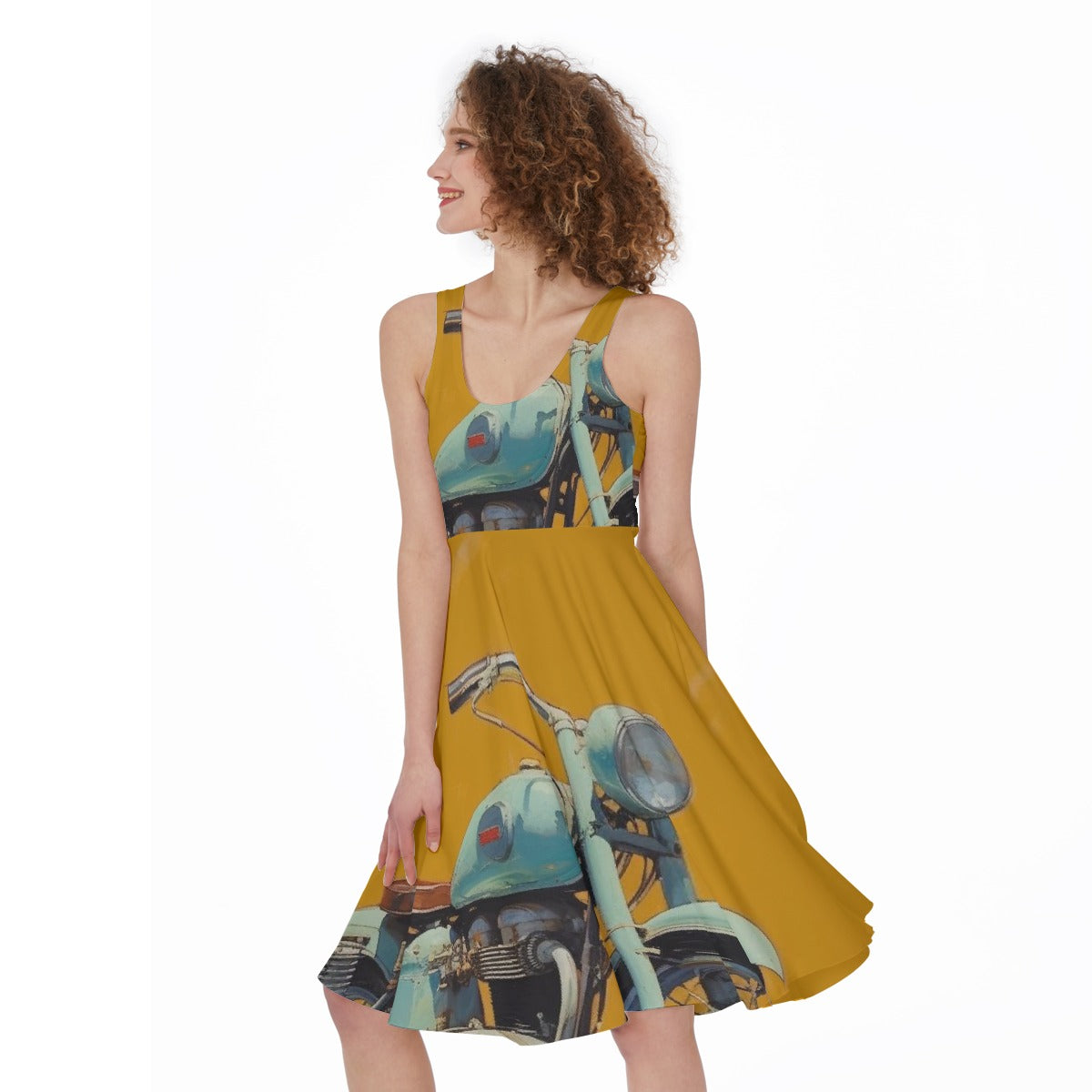 All-Over Print Women's Sleeveless Dress