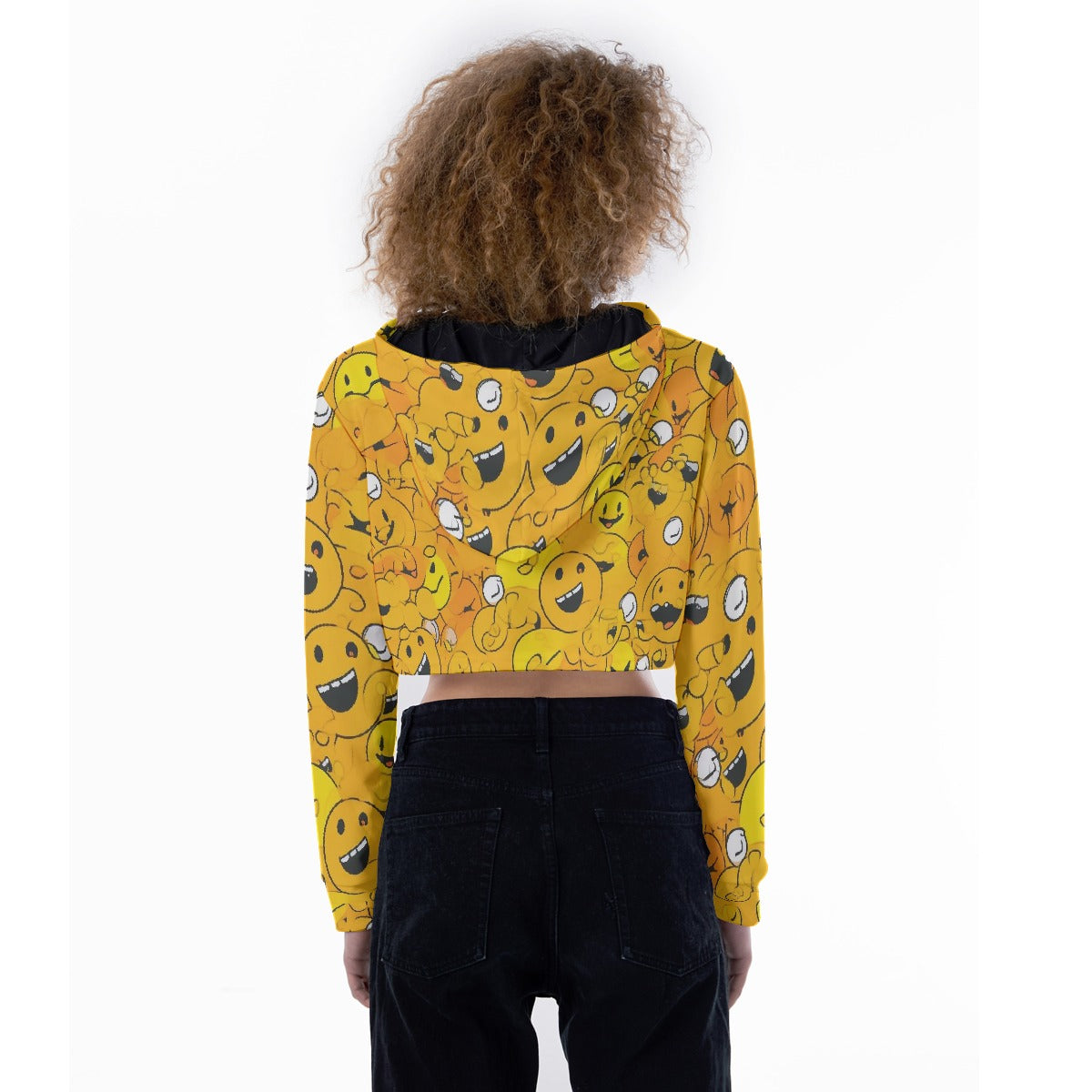 All-Over Print Women's Crop Top Hoodie