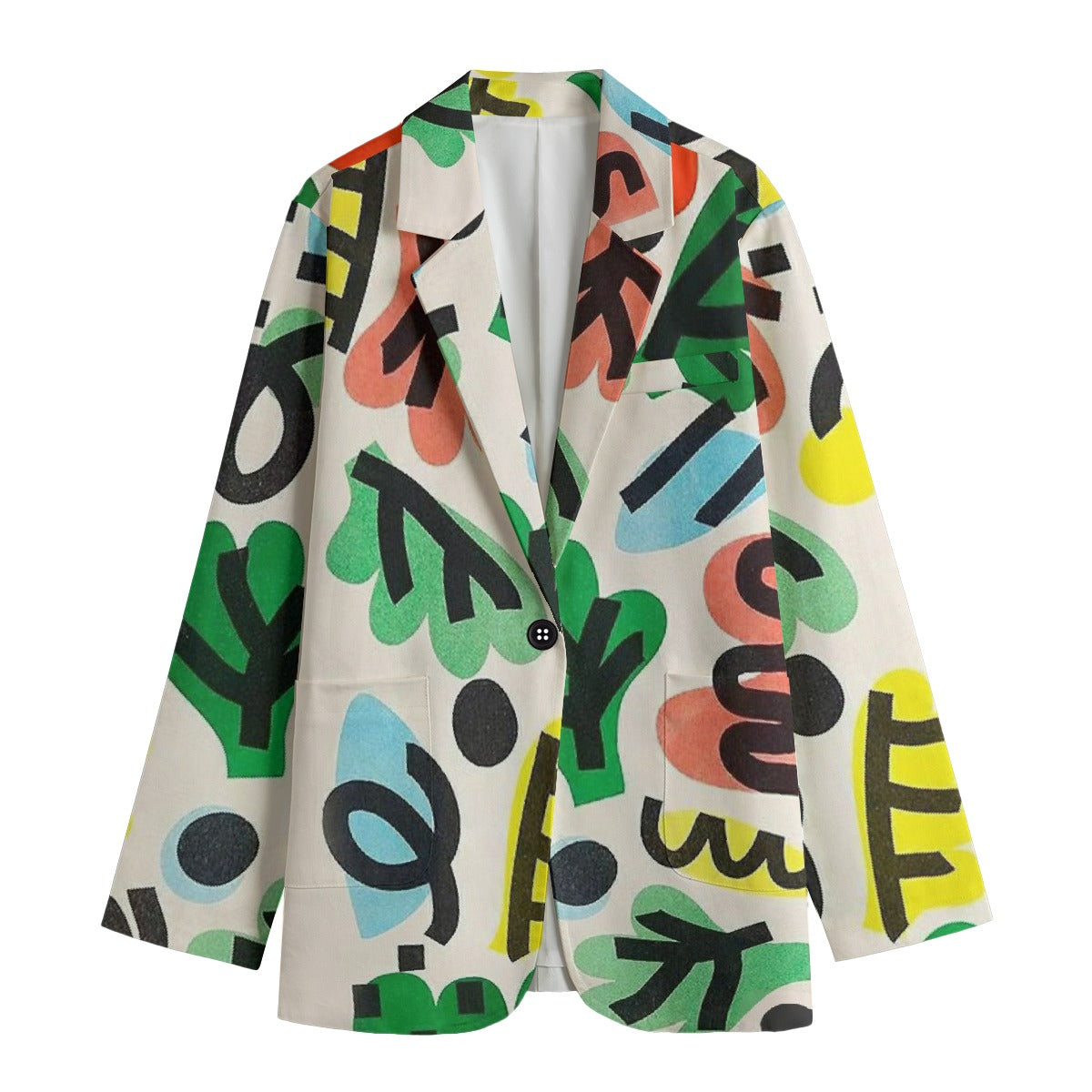 All-Over Print Women's Leisure Blazer