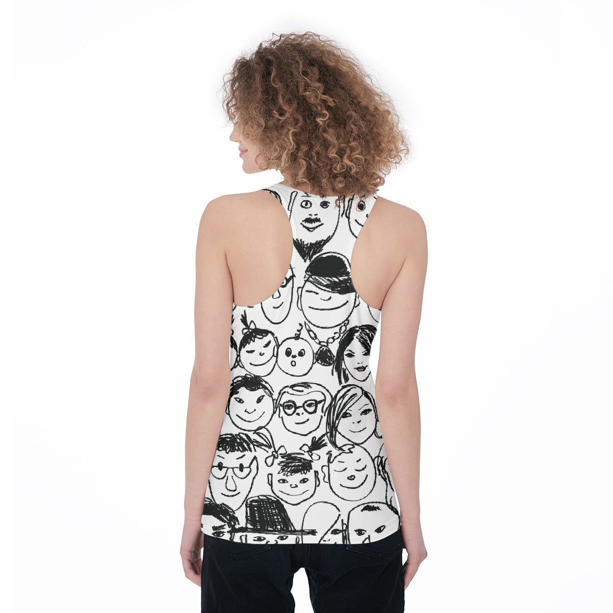All-Over Print Women's Racerback Tank Top