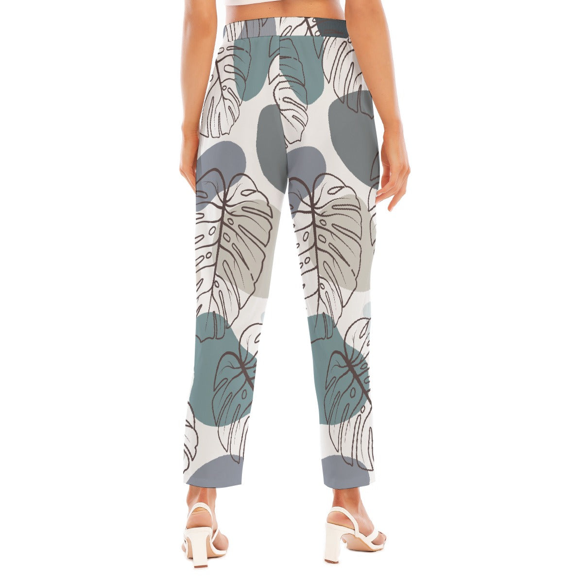 All-Over Print Women's Loose Straight-leg Pants