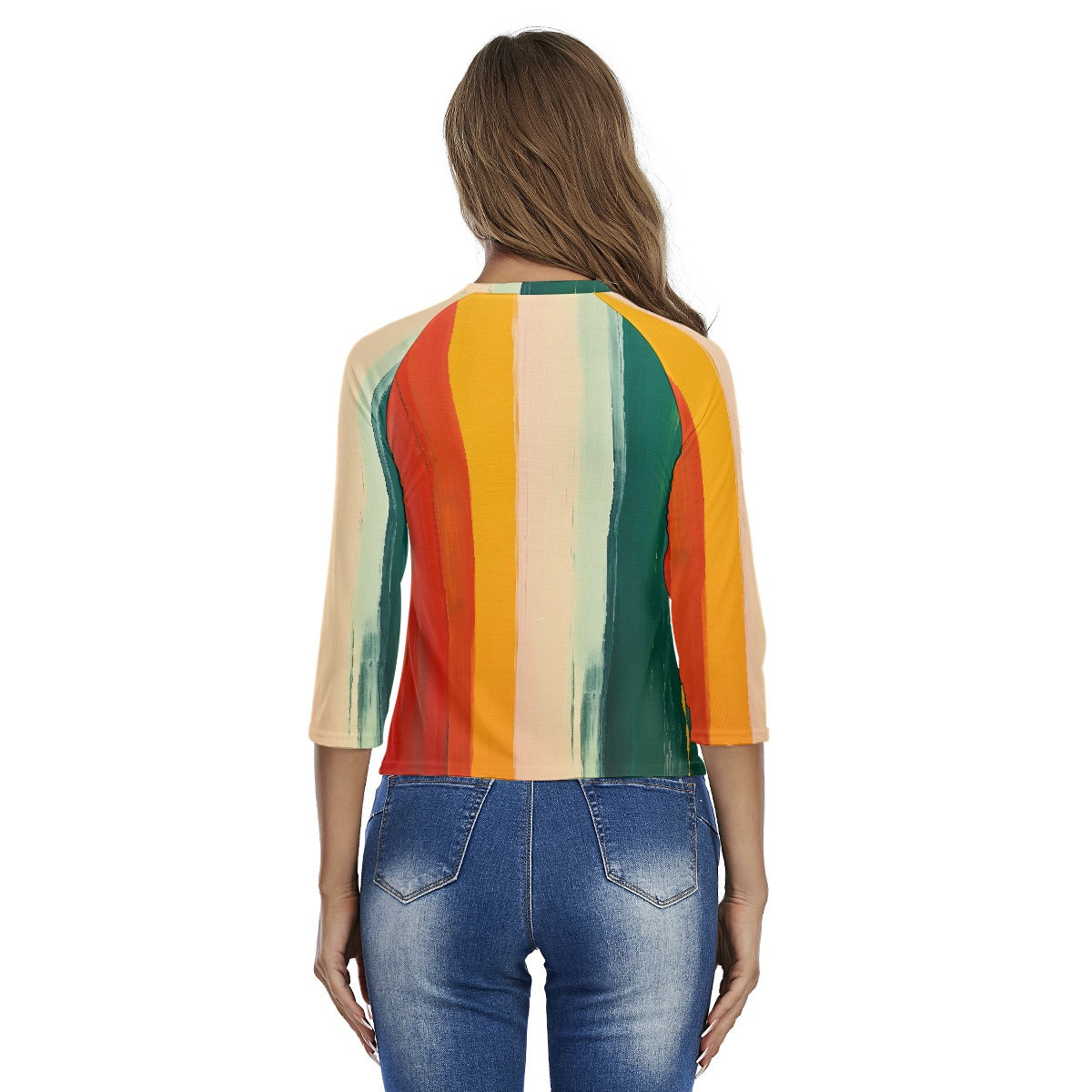 All-Over Print Women's Raglan Sleeves T-shirts