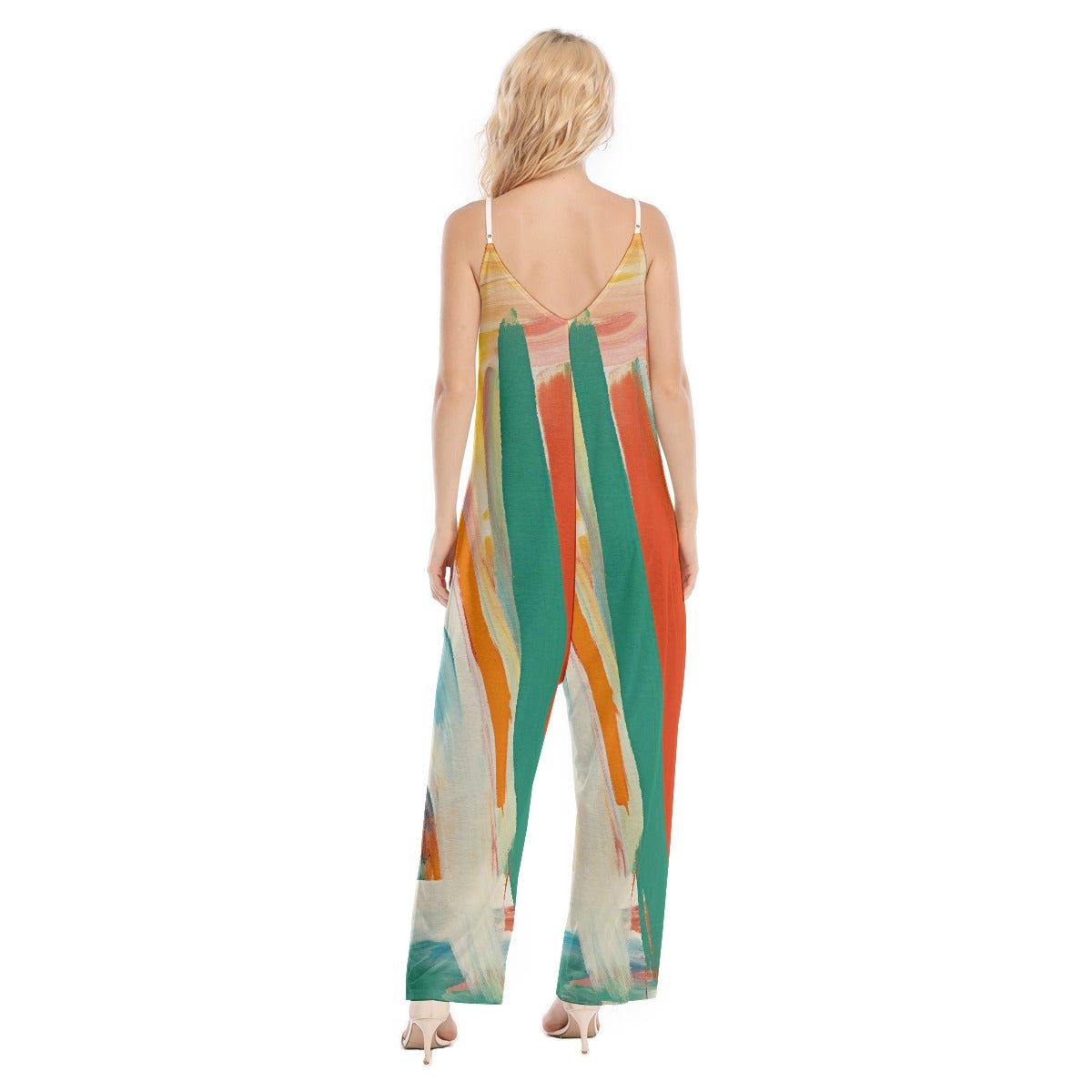 All-Over Print Women's Loose Cami Jumpsuit