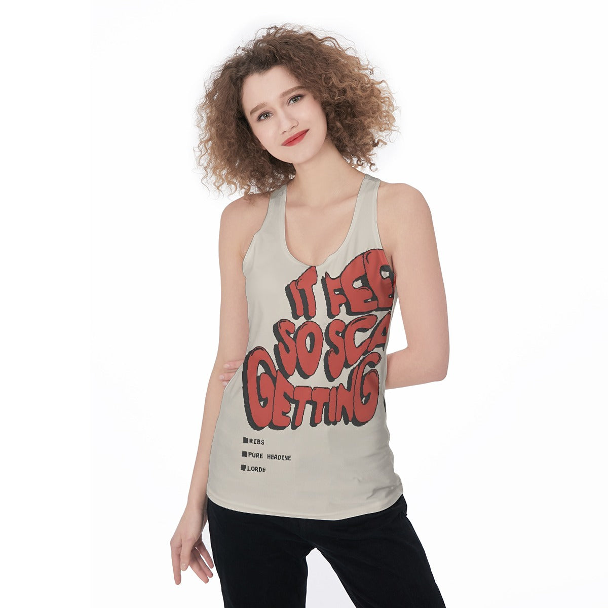 All-Over Print Women's Racerback Tank Top