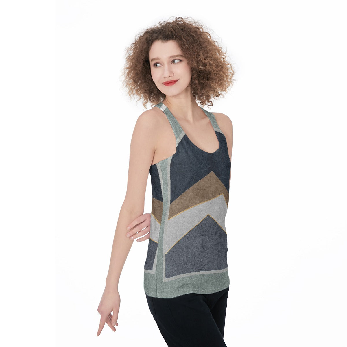 All-Over Print Women's Racerback Tank Top