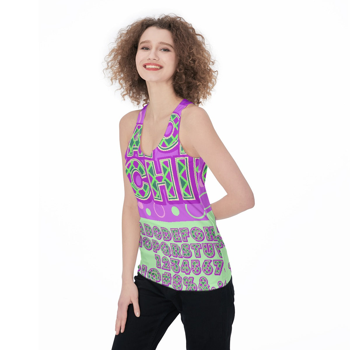 All-Over Print Women's Racerback Tank Top