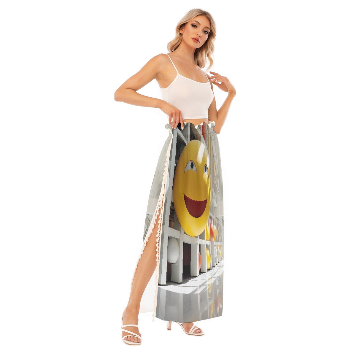 All-Over Print Women's Side Split Skirt