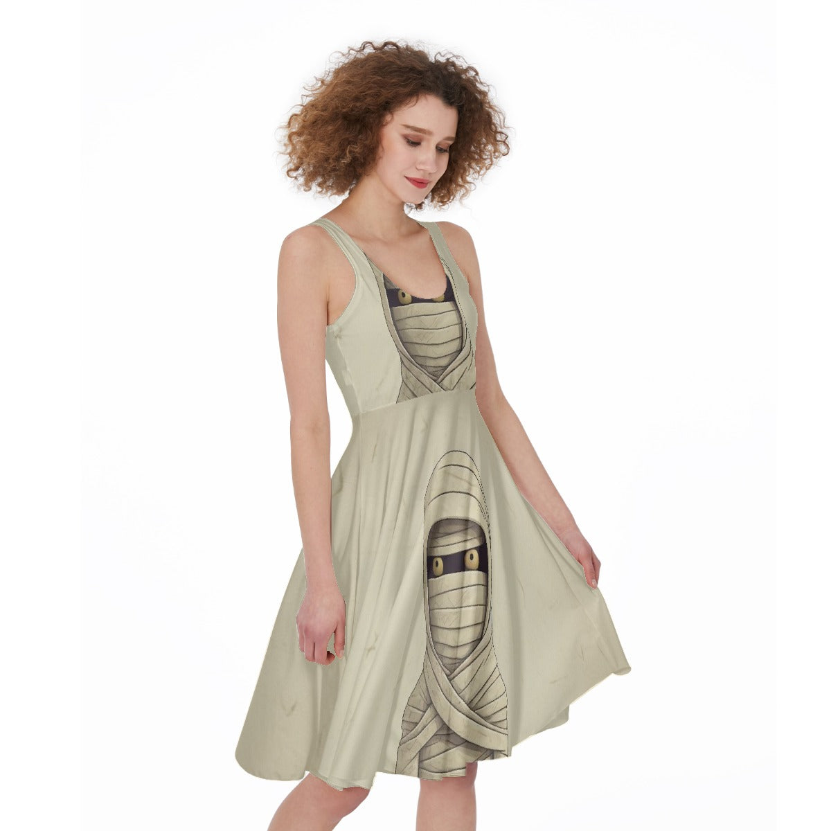 All-Over Print Women's Sleeveless Dress