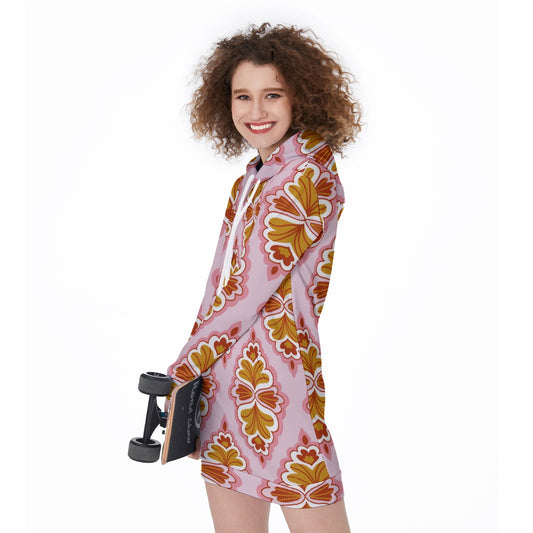 All-Over Print Women's Long Hoodie