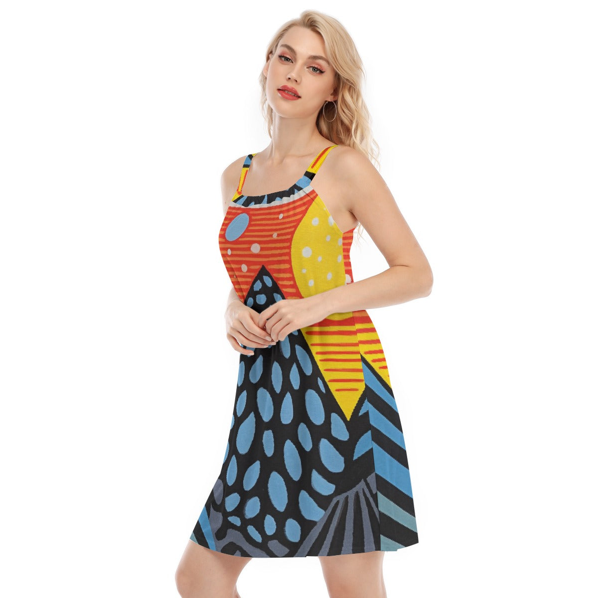 All-Over Print Women's Sleeveless Cami Dress