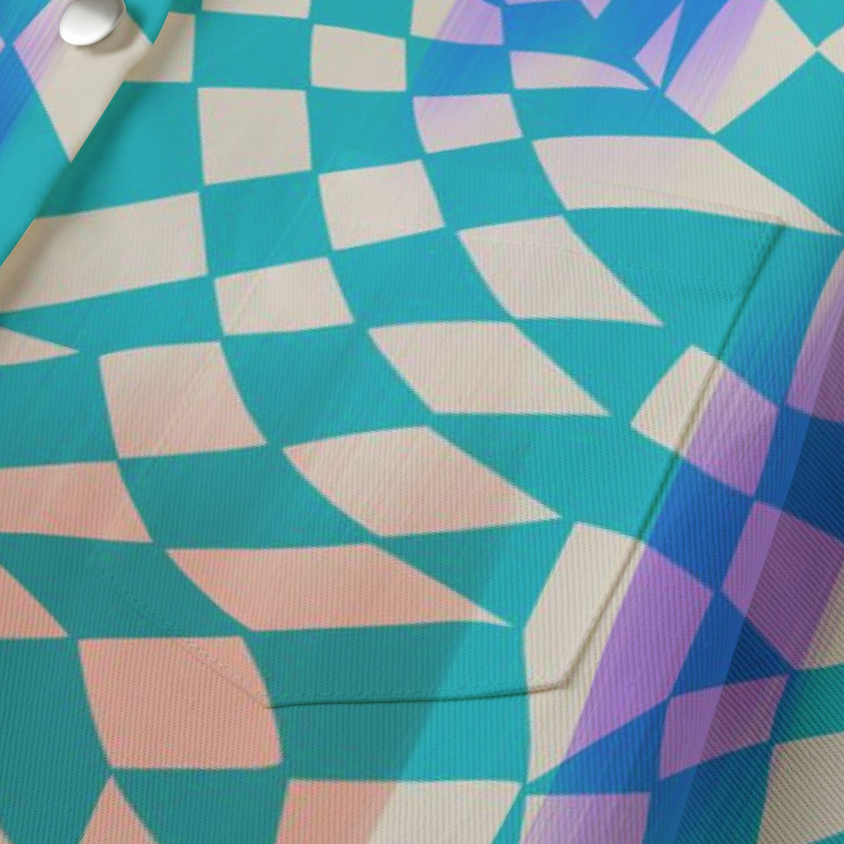 All-Over Print Women's Cropped Jacket | 245GSM Cotton