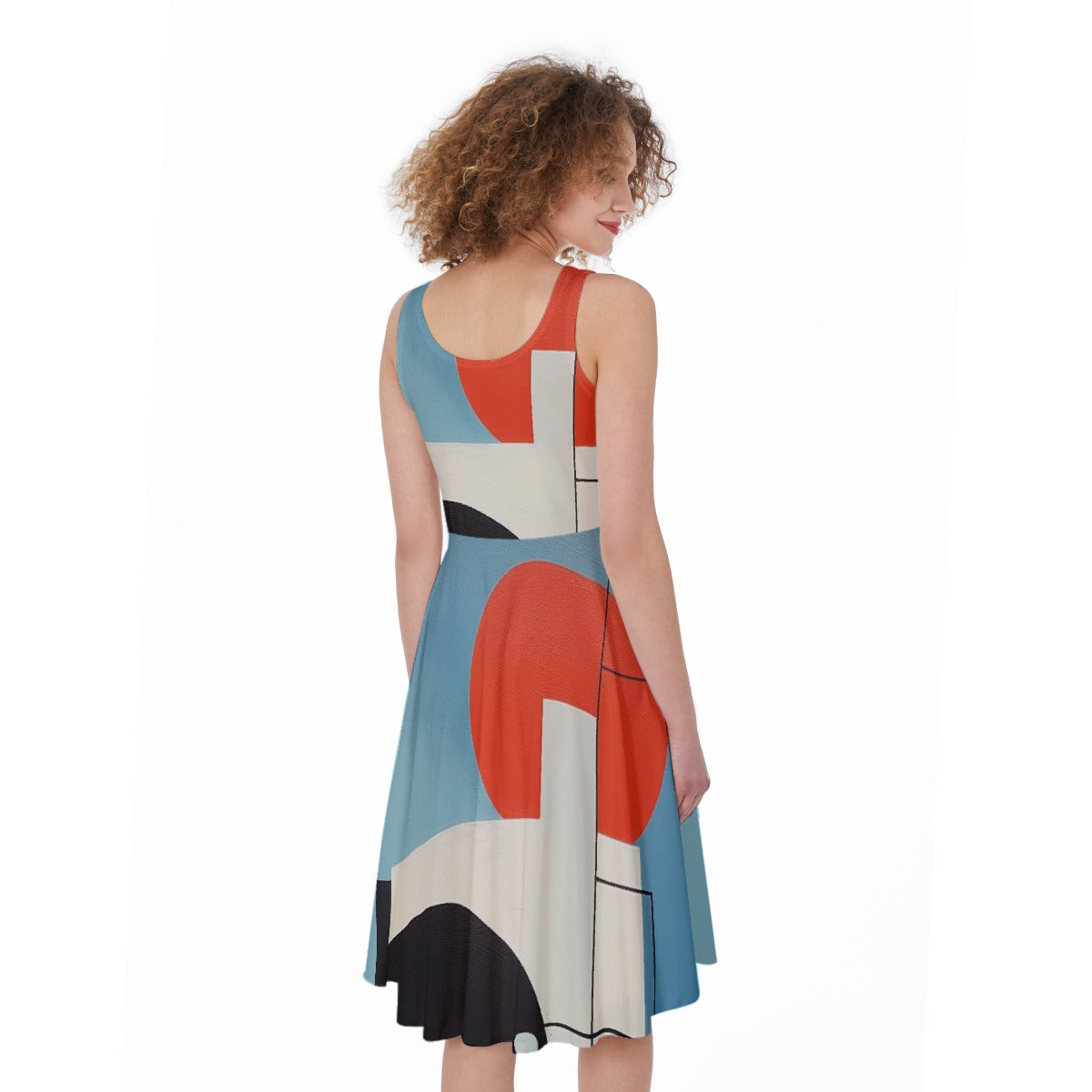 All-Over Print Women's Sleeveless Dress