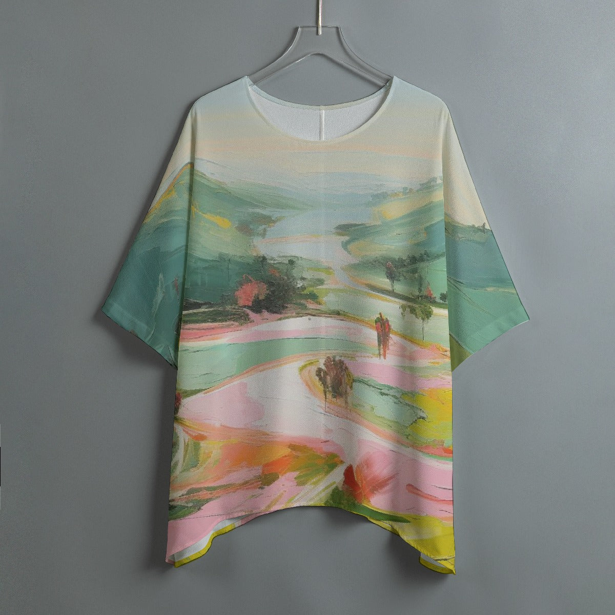 All-Over Print Women's Bat Sleeve Shirt