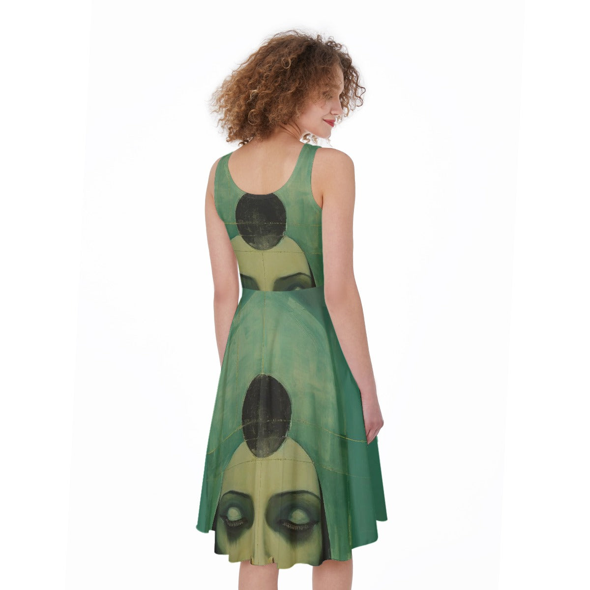 All-Over Print Women's Sleeveless Dress