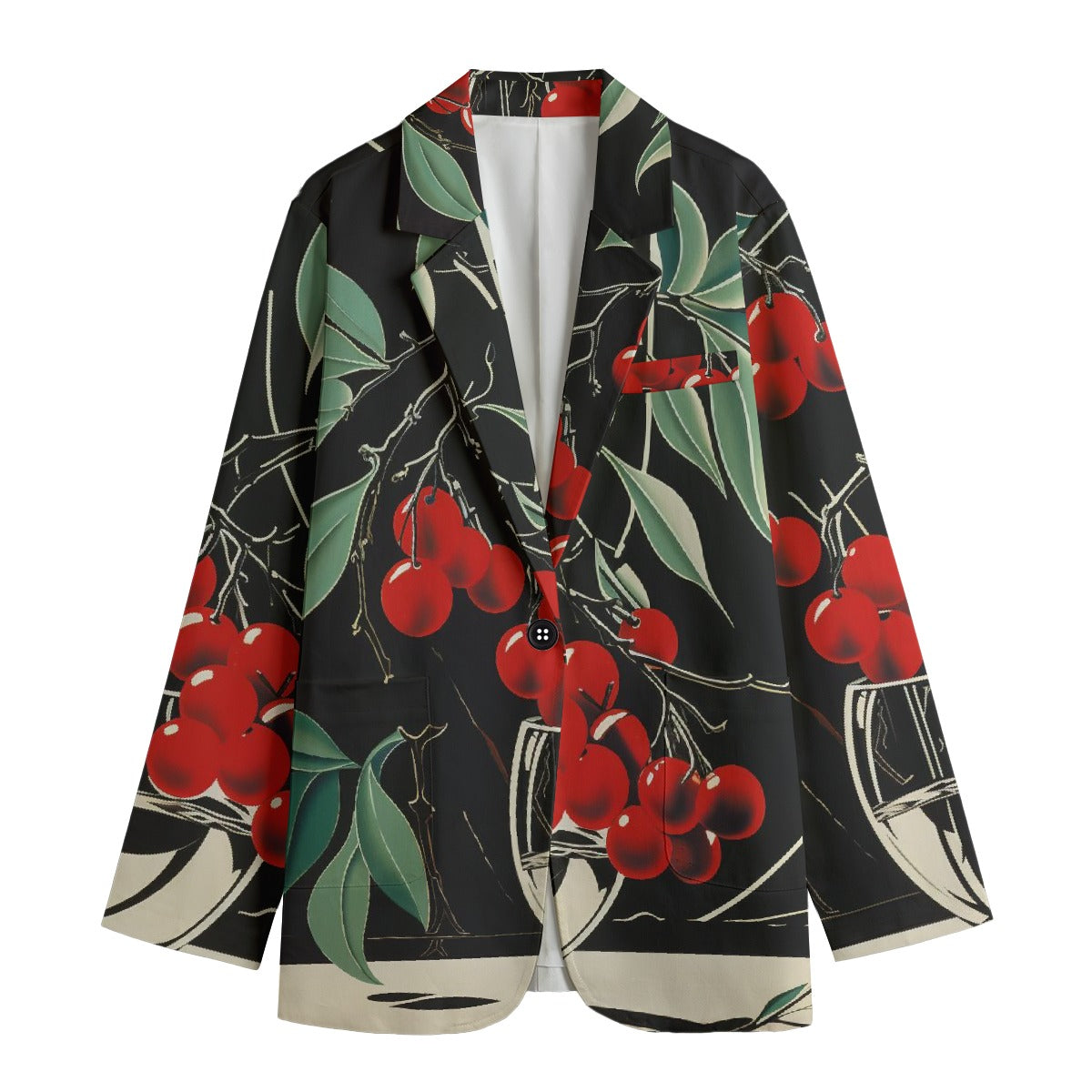 All-Over Print Women's Leisure Blazer