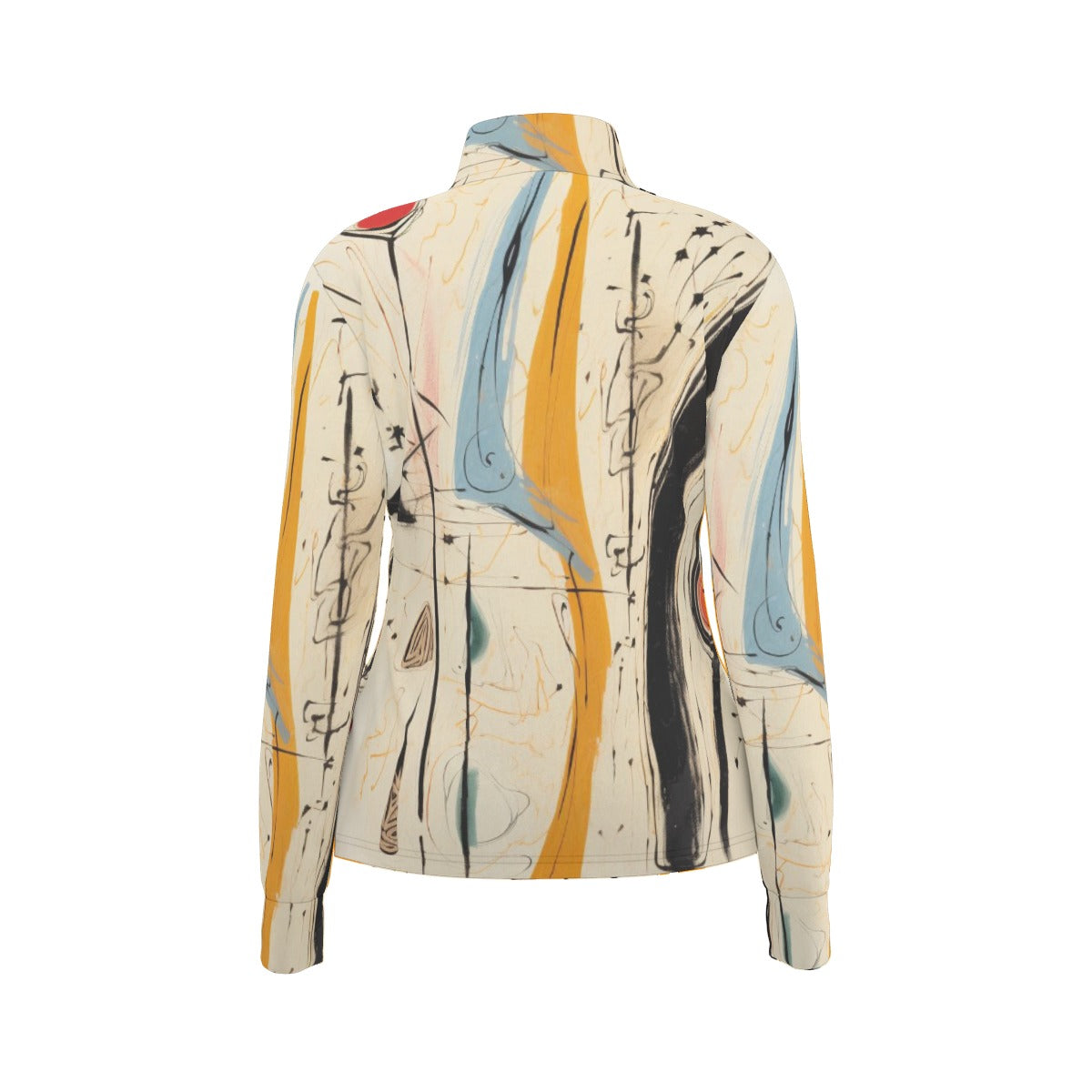 All-Over Print Women's Long Sleeve Thumbhole Jacket