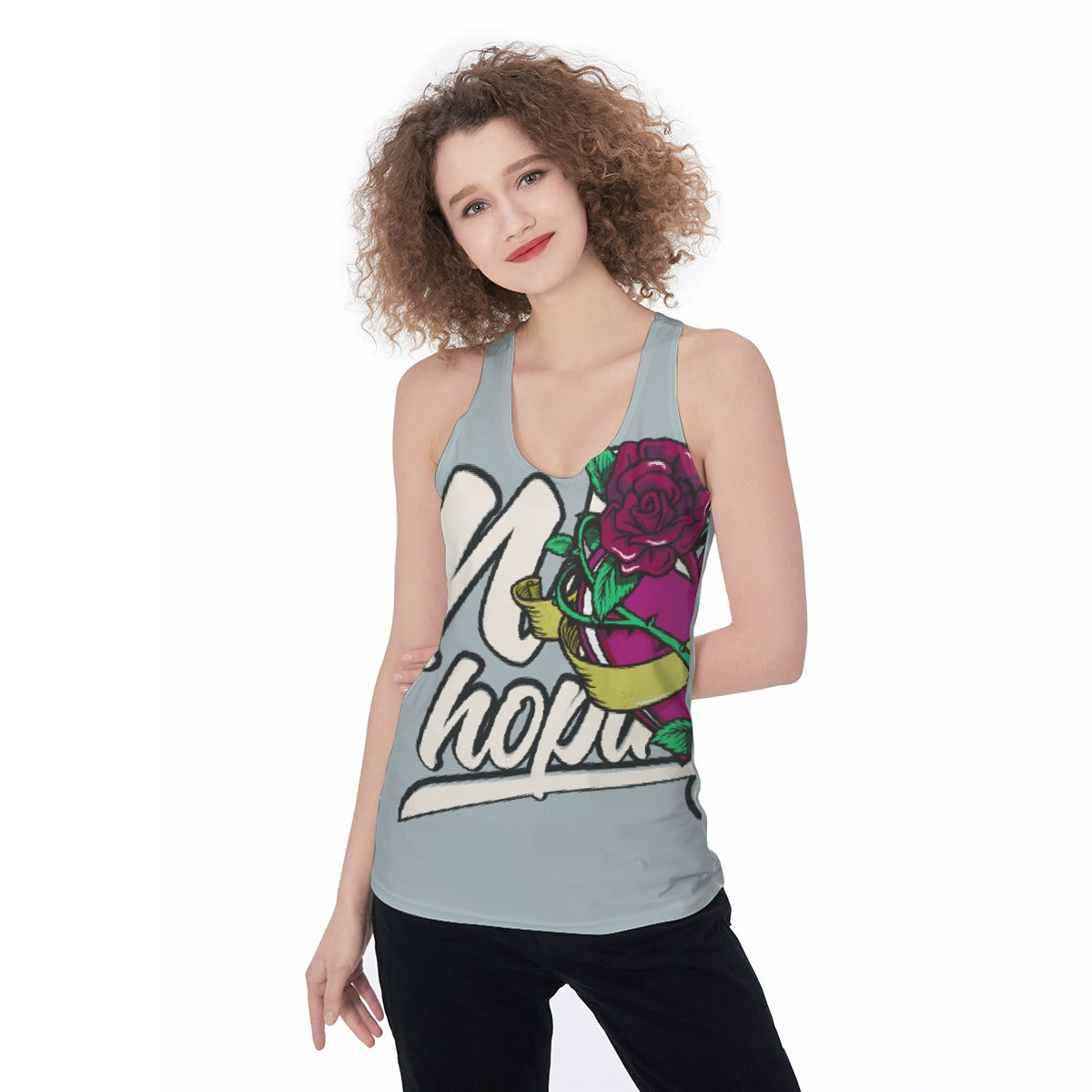 All-Over Print Women's Racerback Tank Top