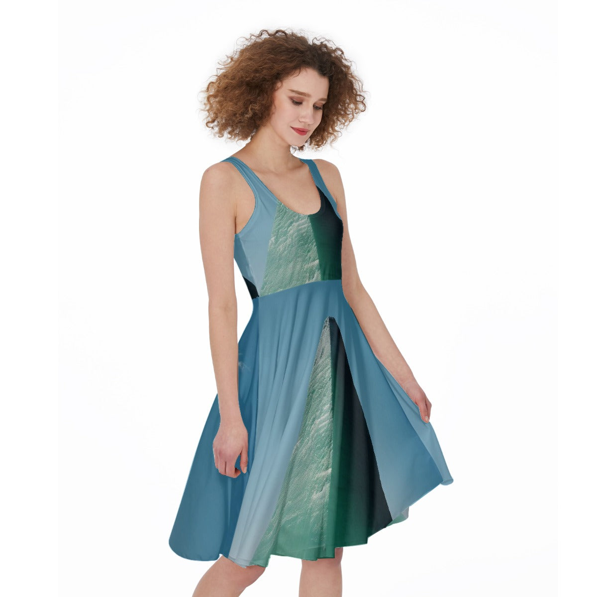 All-Over Print Women's Sleeveless Dress