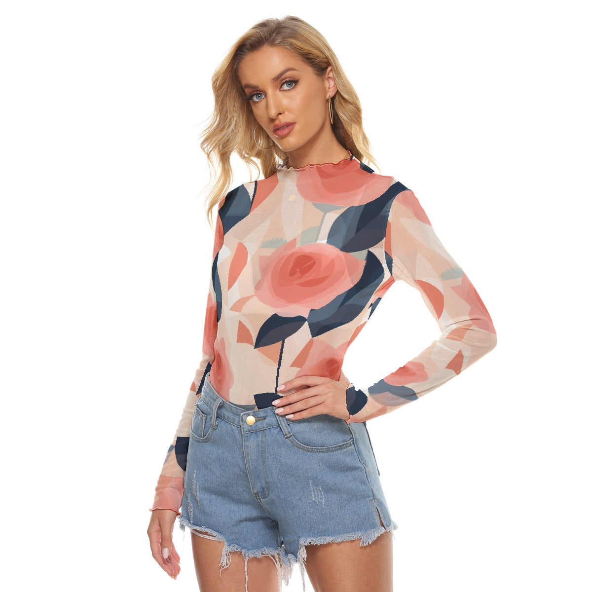 All-Over Print Women's Mesh T-shirt