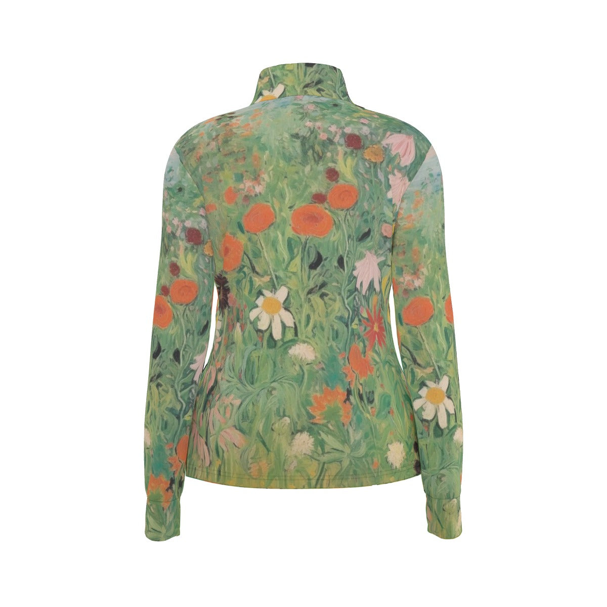 All-Over Print Women's Long Sleeve Thumbhole Jacket