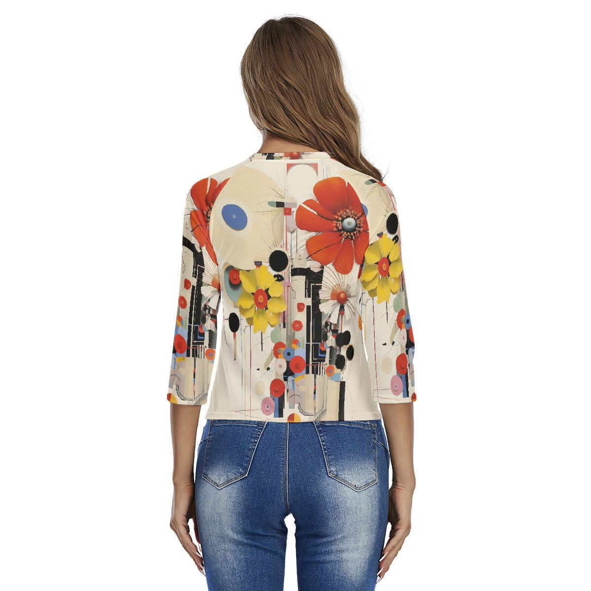 All-Over Print Women's Raglan Sleeves T-shirts