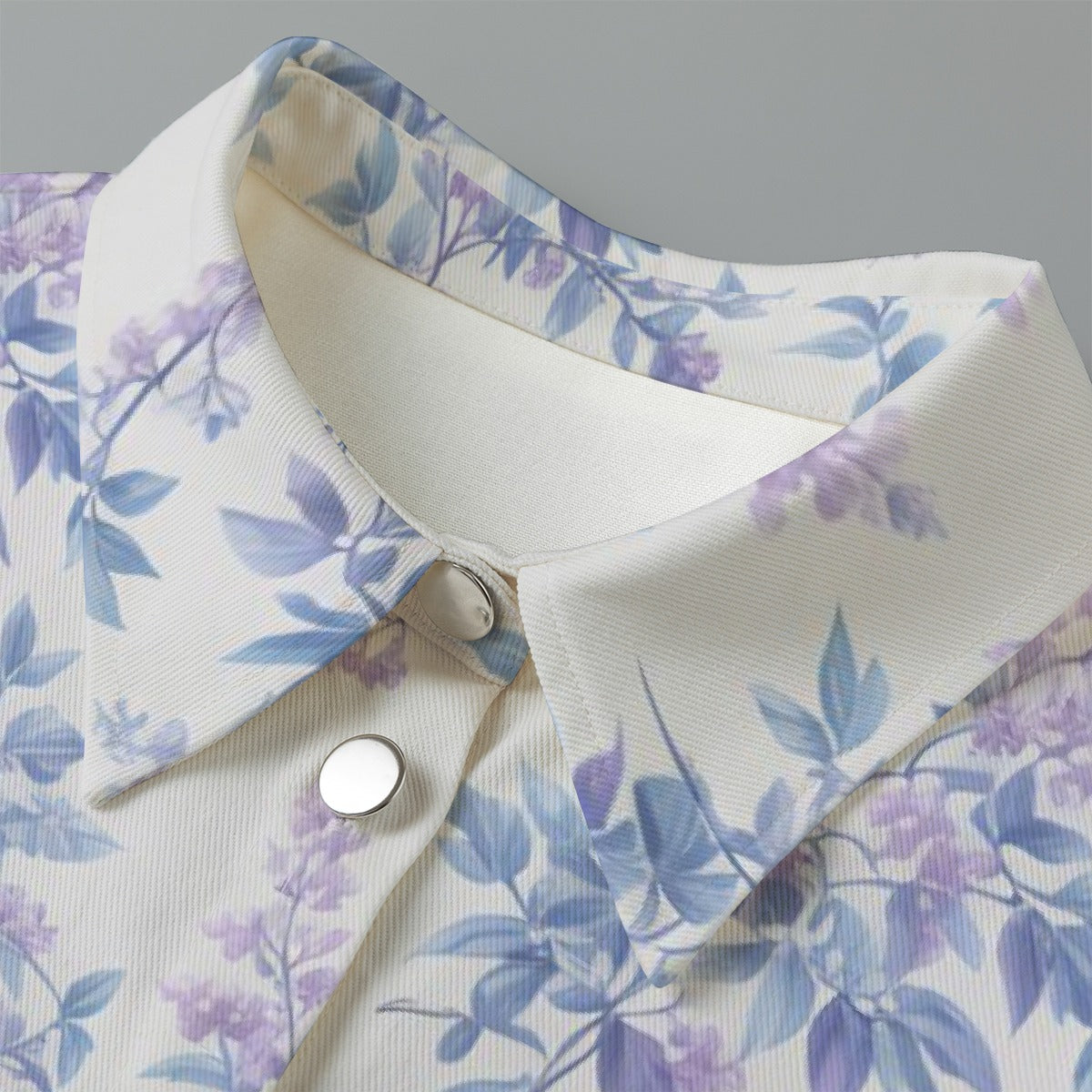 All-Over Print Women's Cropped Jacket | 245GSM Cotton