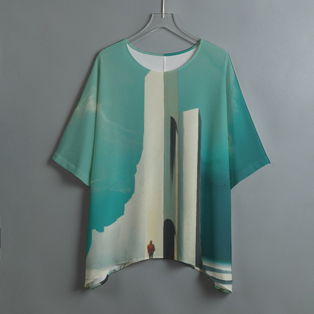 All-Over Print Women's Bat Sleeve Shirt