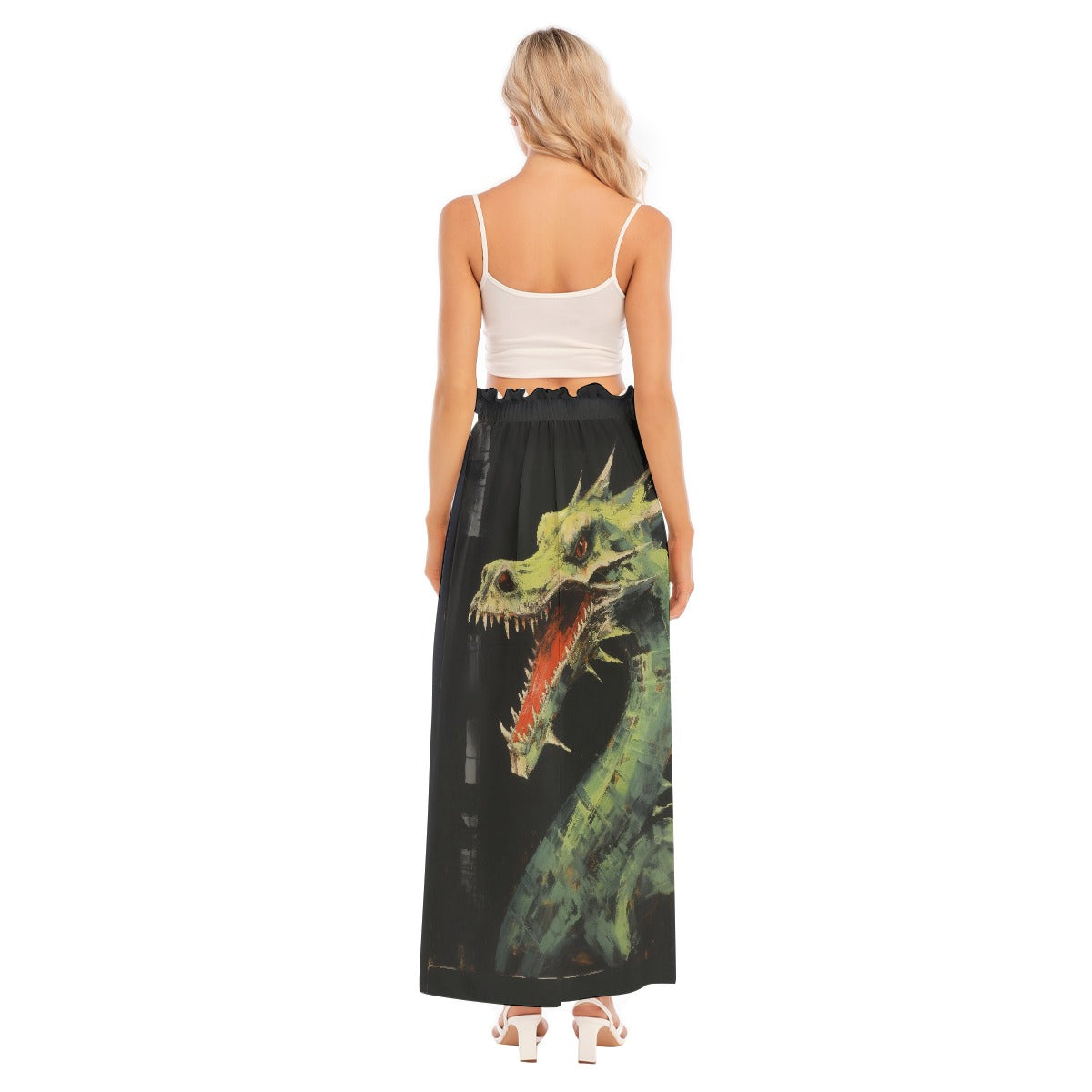 All-Over Print Women's Side Split Skirt