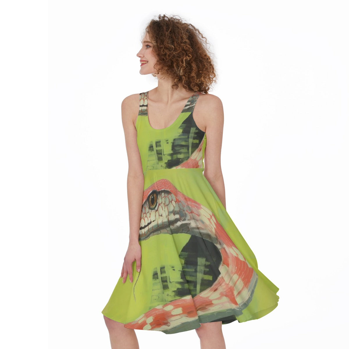 All-Over Print Women's Sleeveless Dress