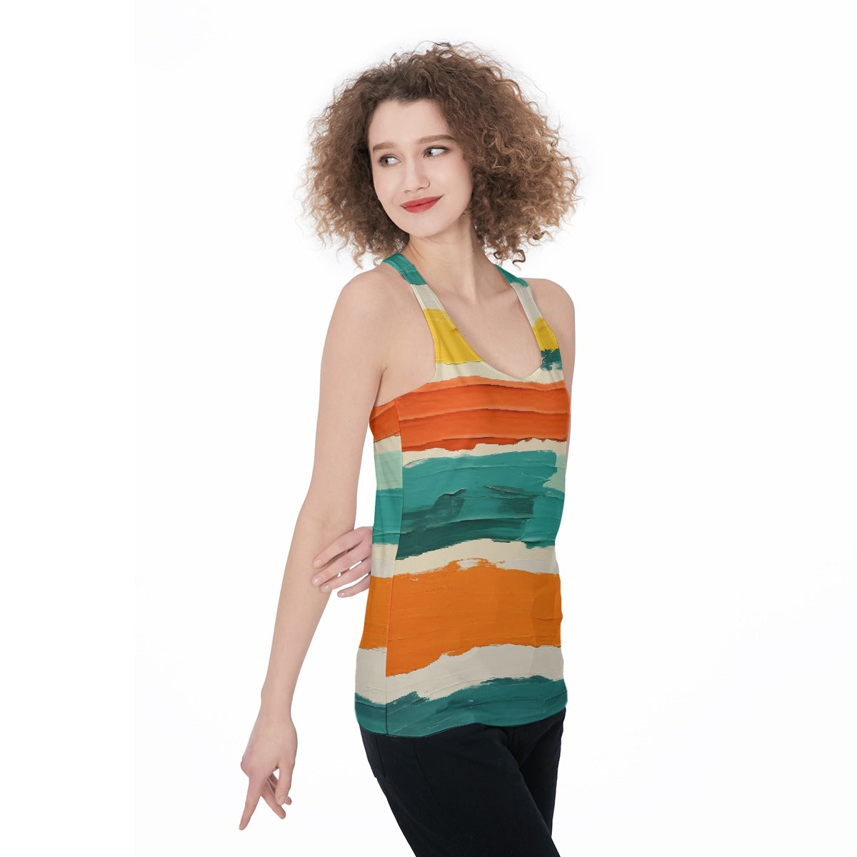 All-Over Print Women's Racerback Tank Top