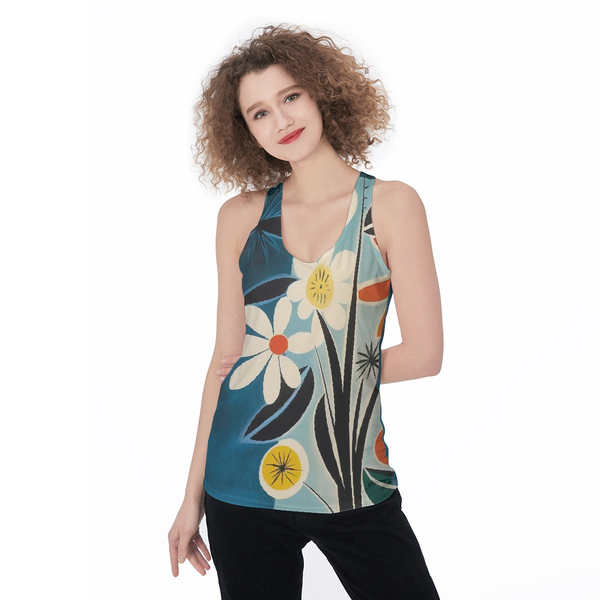 All-Over Print Women's Racerback Tank Top