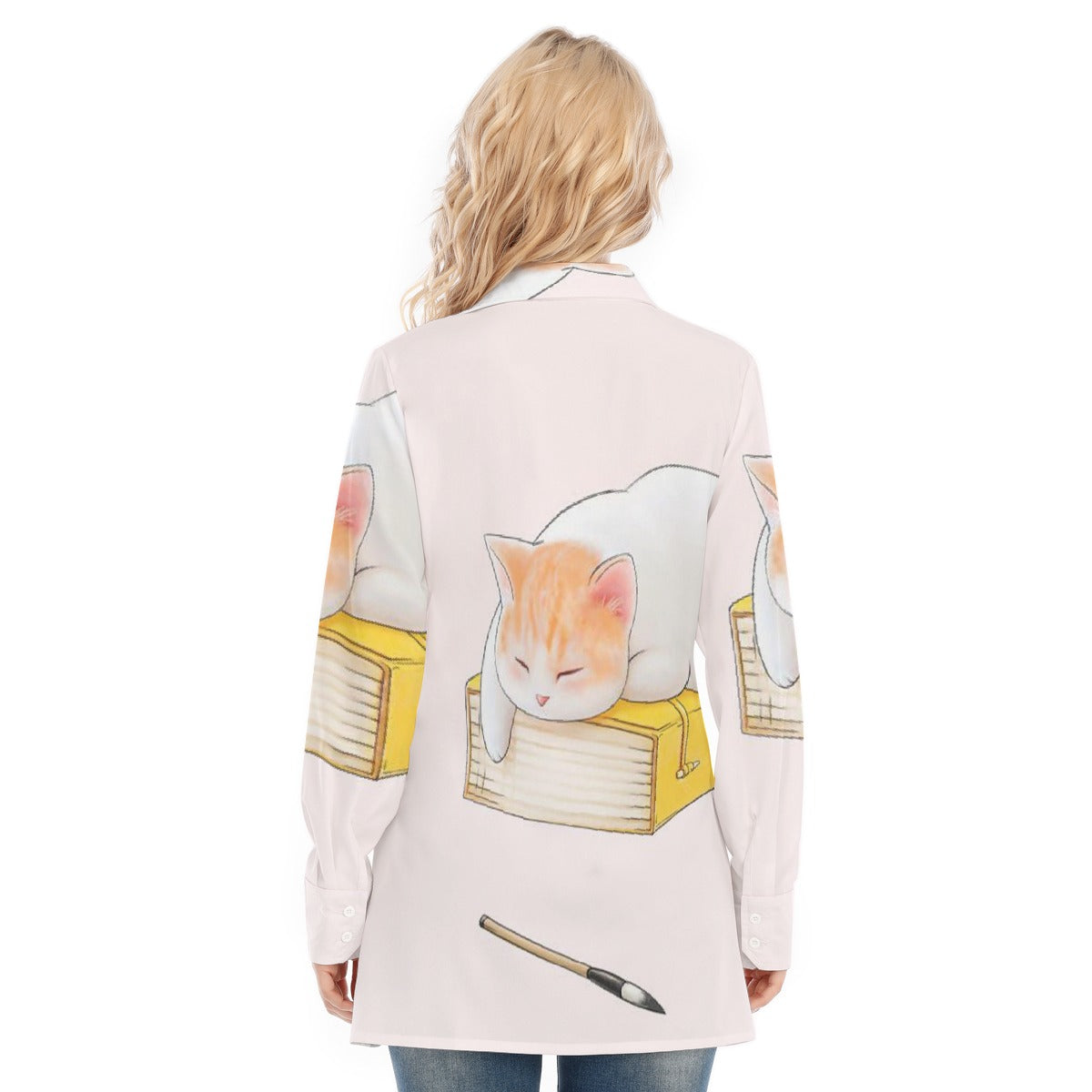 All-Over Print Women's Long Shirt