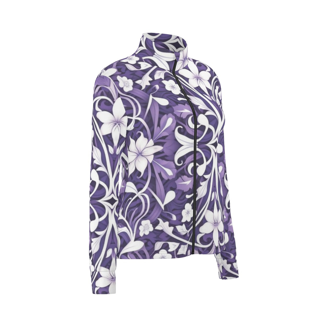 All-Over Print Women's Long Sleeve Thumbhole Jacket