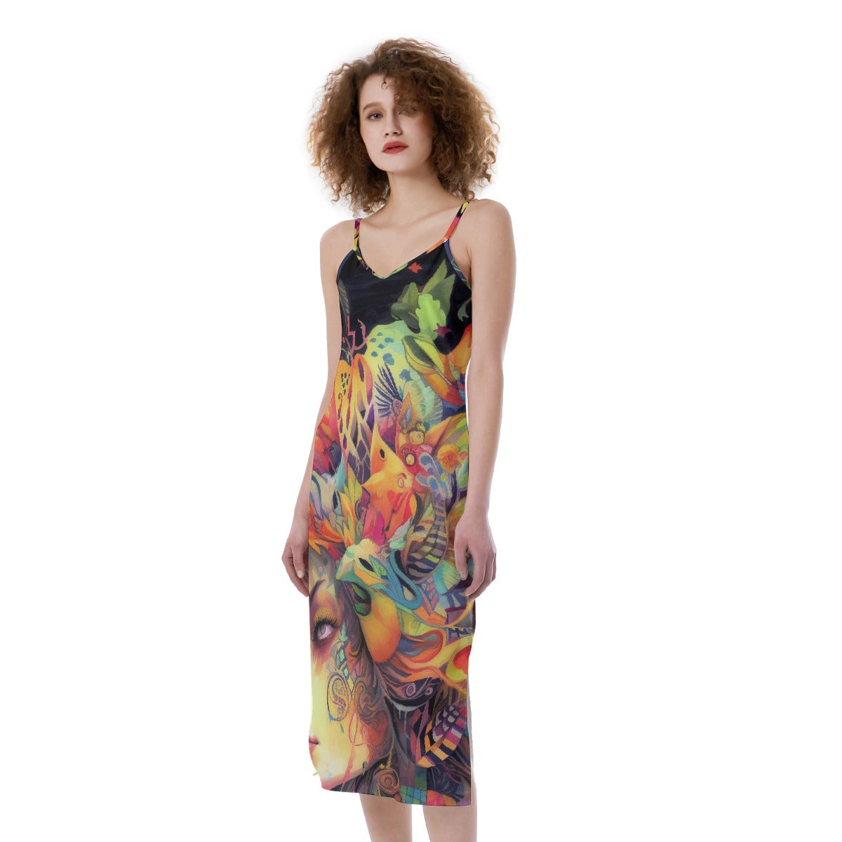 All-Over Print Women's Cami Dress