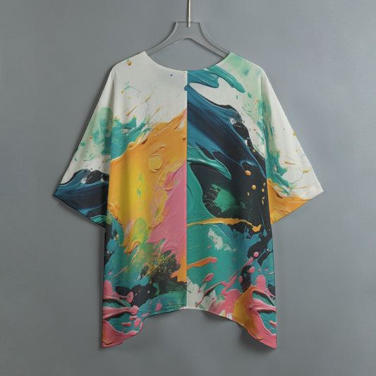 All-Over Print Women's Bat Sleeve Shirt