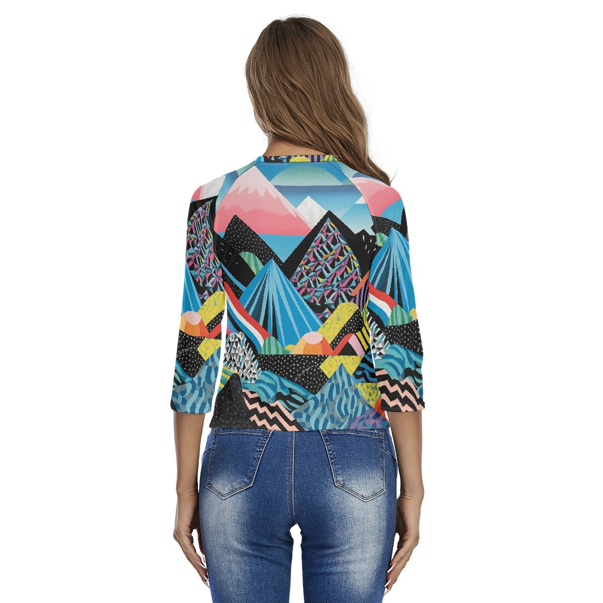 All-Over Print Women's Raglan Sleeves T-shirts