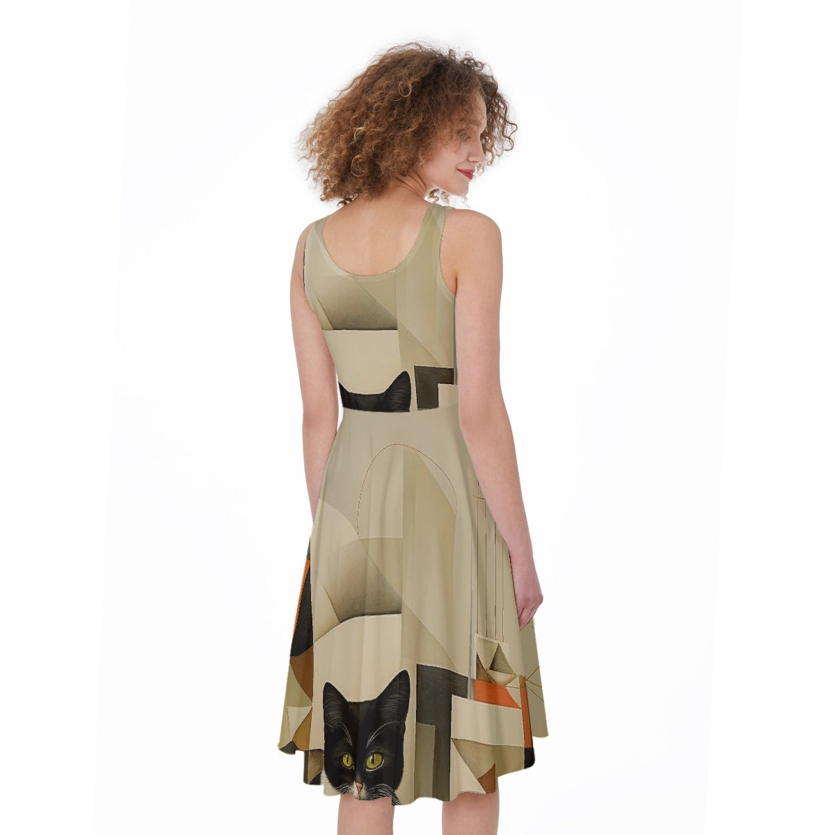All-Over Print Women's Sleeveless Dress