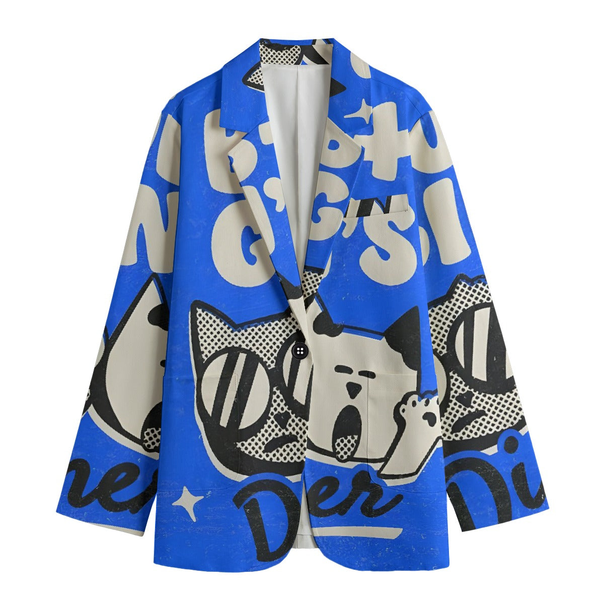 All-Over Print Women's Leisure Blazer