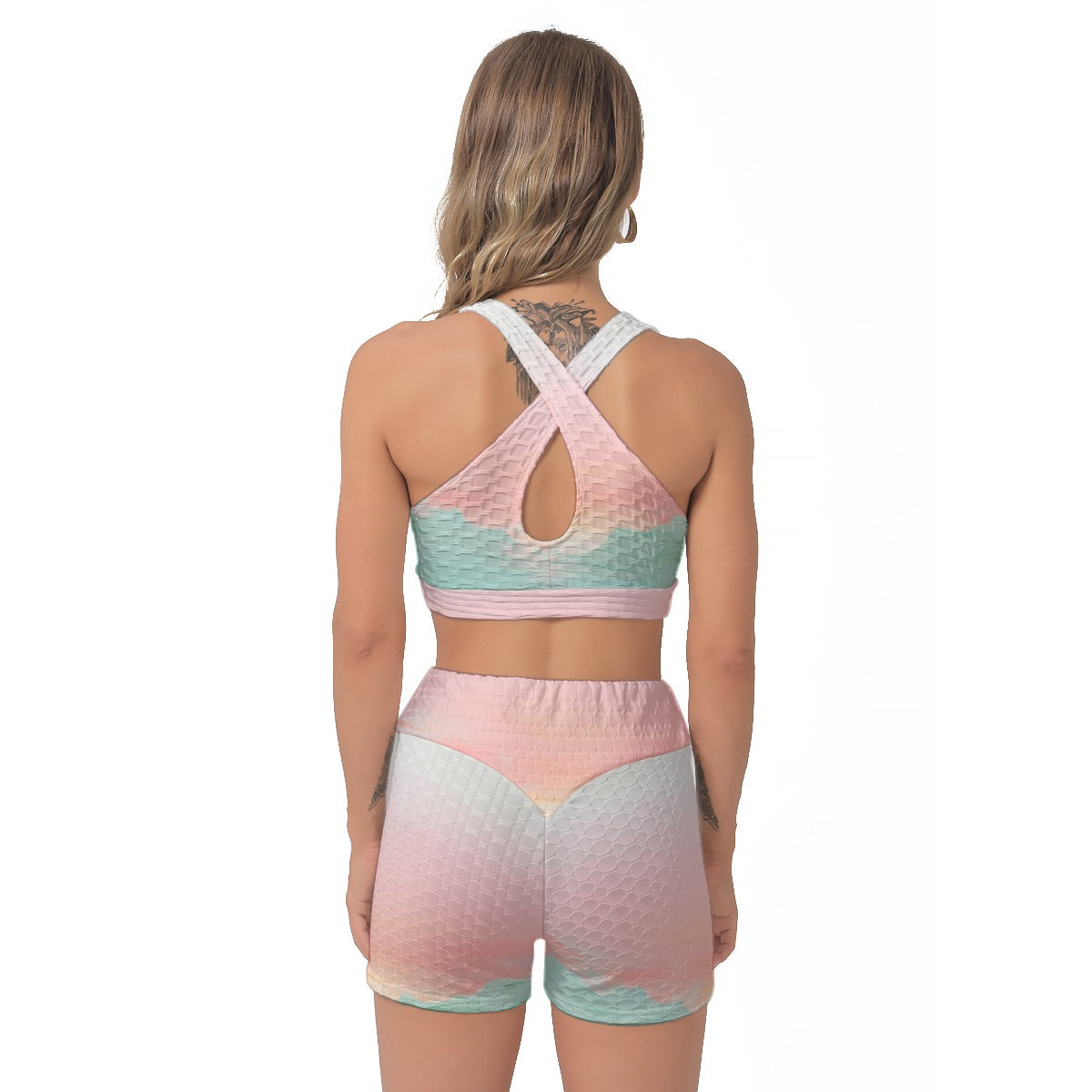 All-Over Print Women's Sports Bra Suit