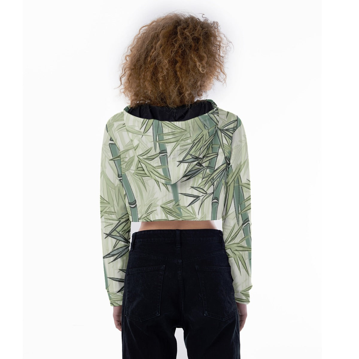 All-Over Print Women's Crop Top Hoodie