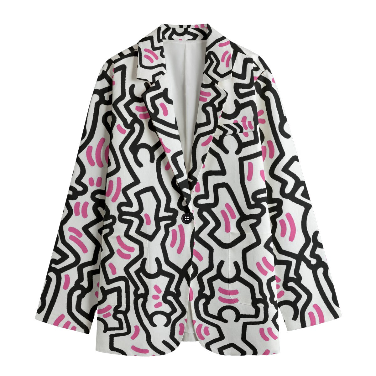 All-Over Print Women's Leisure Blazer