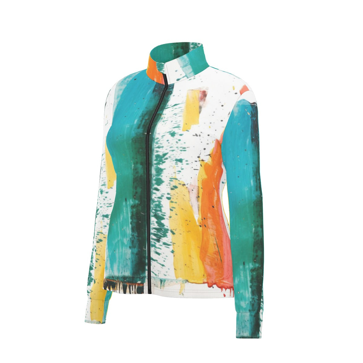 All-Over Print Women's Long Sleeve Thumbhole Jacket